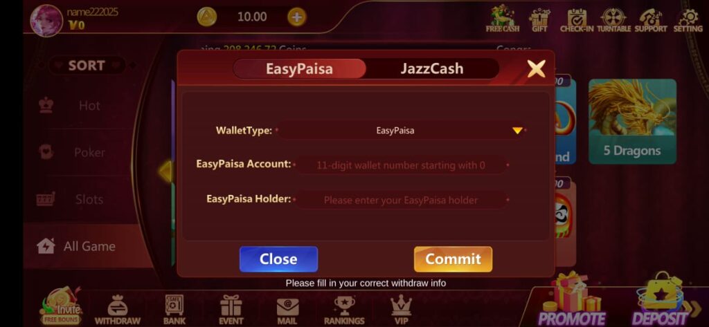 PK2WIN DEPOSIT